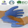 Nylon Latex Protección de trabajo Guantes Guantes de seguridad Guantes de látex